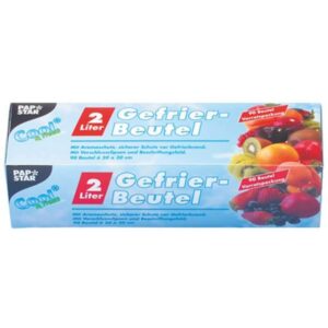 PAPSTAR — Sachets congélation hermétiques 2 L 200 x 300 mm