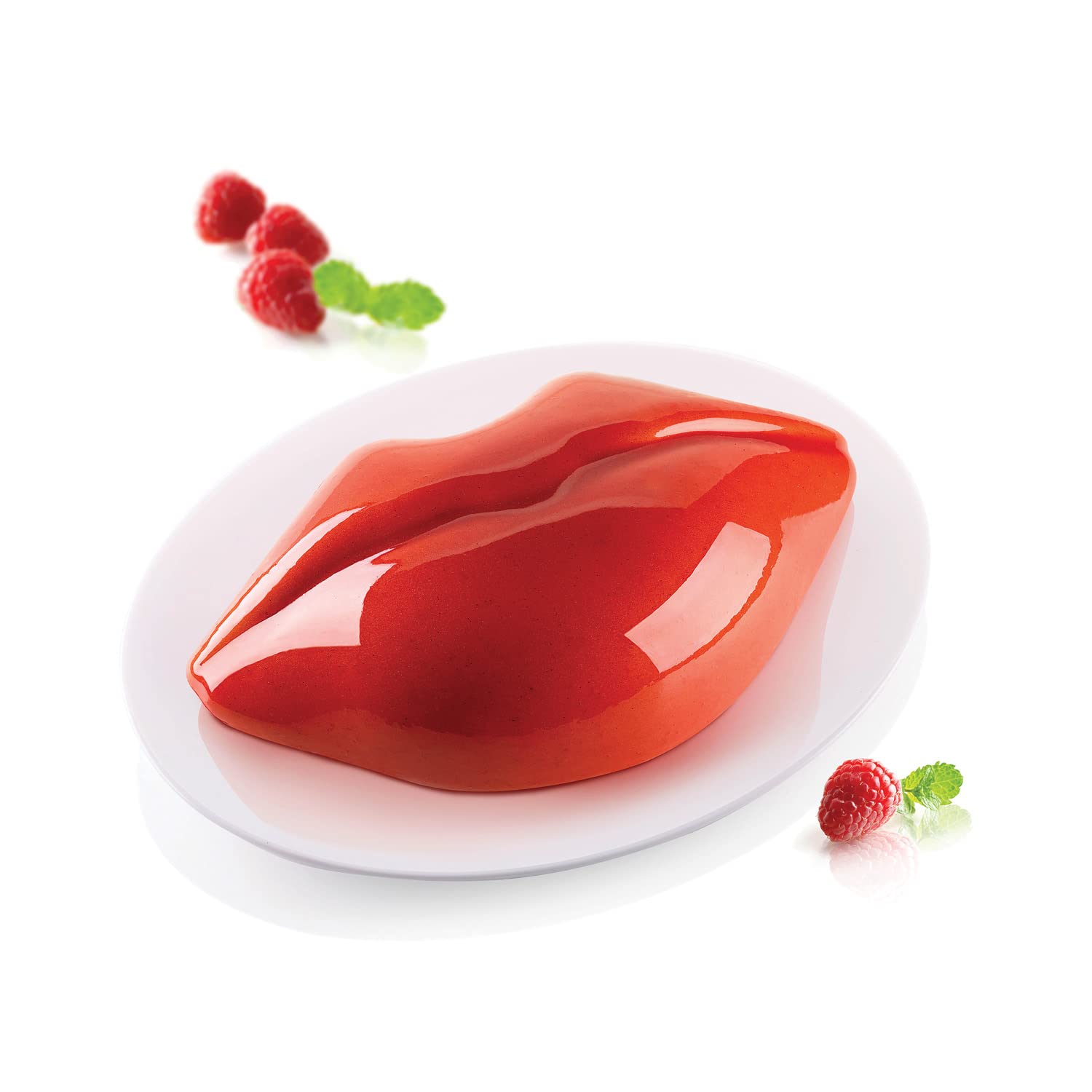 SILIKOMART Bacio — Moule à gâteau en silicone 3D gris