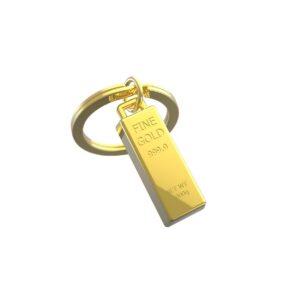 METALMORPHOSE — Porte-clés Lingot d'or