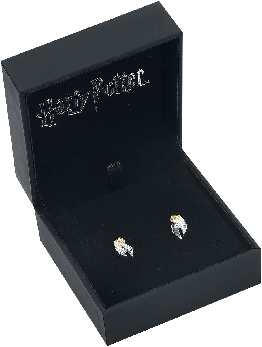 HARRY POTTER — Set de boucles d'oreilles Vif d'Or argentées – Image 5