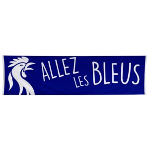 BOLAND — Bannière Allez les Bleus 180 x 50 cm