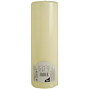 PAPSTAR — Bougie pilier ivoire Ø 80 x 250 mm