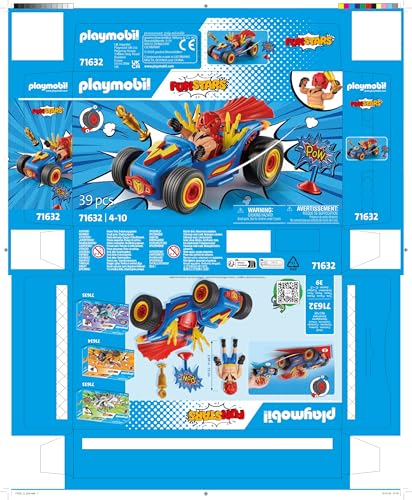 PLAYMOBIL Funstars 71632 — Catcheur et kart à rétrofriction – Image 23