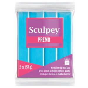 SCULPEY Premo — Pâte polymère turquoise