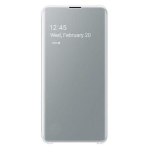 BEETLECASE Clear View Cover — Étui à rabat blanc Galaxy S10e