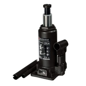 AUTOBEST — Cric hydraulique bouteille 5 tonnes 200 à 382 mm