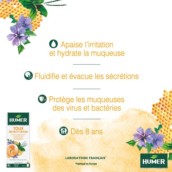 HUMER — Sirop toux miel plantain réglisse 170 ml – Image 3