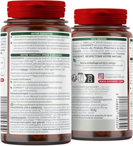 SUPERDIET — Acide Hyaluronique 90 gélules – Image 2