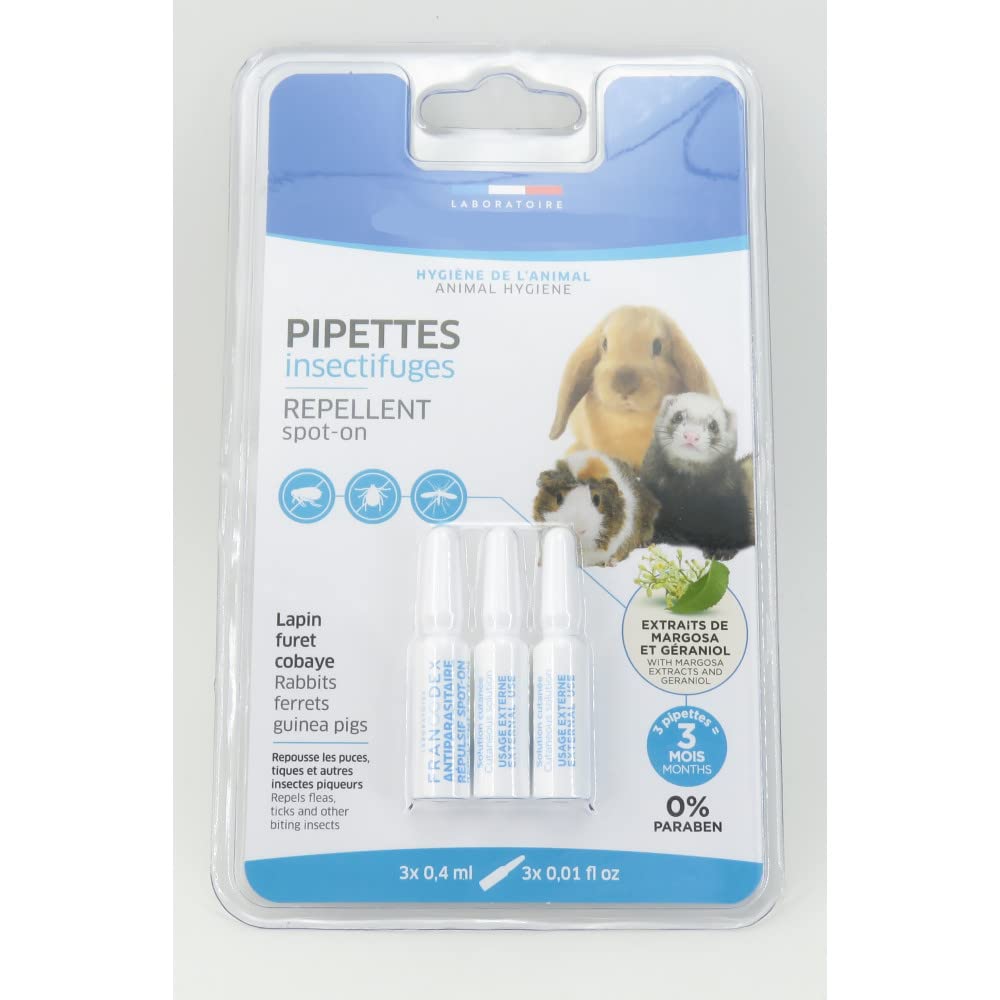 FRANCODEX Spoton — 3 Pipettes Insectifuges Grand Rongeur – Image 4