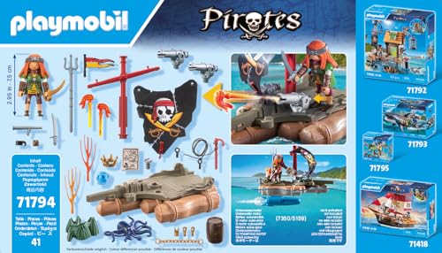 PLAYMOBIL Pirates — Radeau Pirate et Récupération de Trésor – Image 21