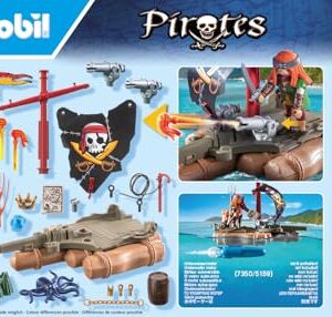 Alternative view of PLAYMOBIL Pirates — Radeau Pirate et Récupération de Trésor