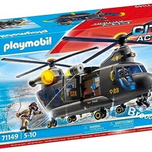 Alternative view of PLAYMOBIL City Action 71149 — Hélicoptère Forces spéciales
