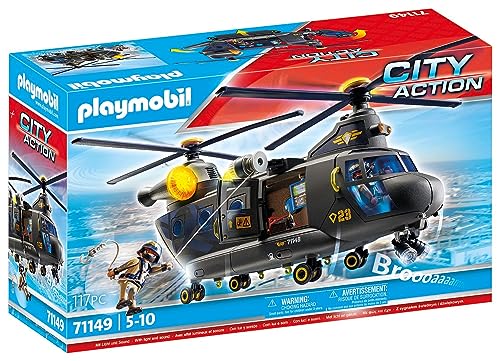 PLAYMOBIL City Action 71149 — Hélicoptère Forces spéciales – Image 2