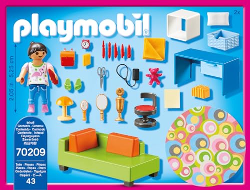 PLAYMOBIL 70209 — Chambre d'enfant avec canapé-lit – Image 65