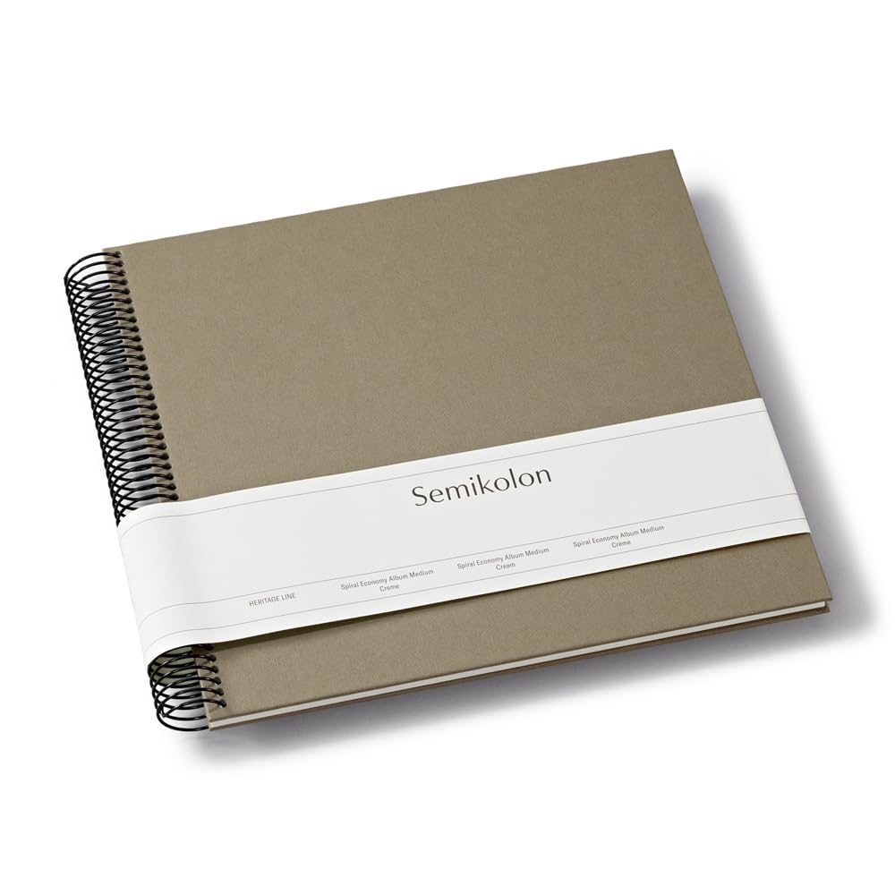 SEMIKOLON Economy Medium — Album photo spirales 23 x 22,3 cm