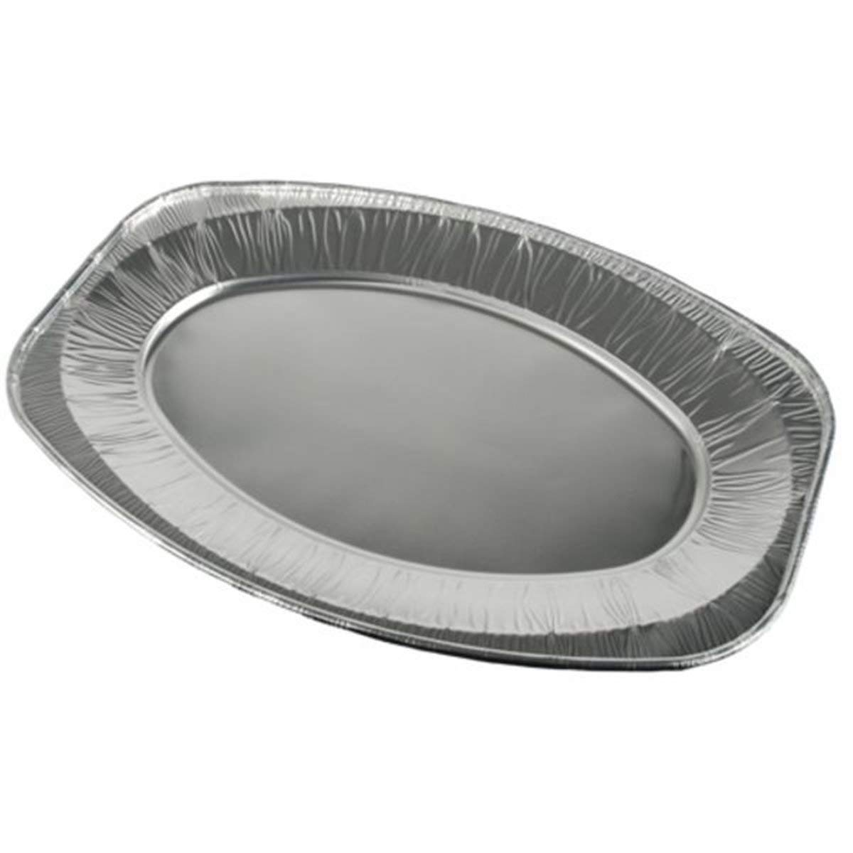 10 plateaux de service — aluminium ovales 44,5 x 29,5 cm