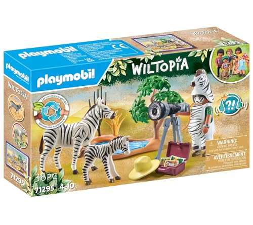 PLAYMOBIL Wiltopia 71295 — Photographe avec zèbres – Image 35