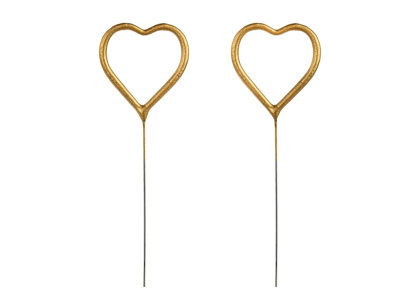 PARTY DECO — 2 Étincelles cœur doré 16,5 cm – Image 18