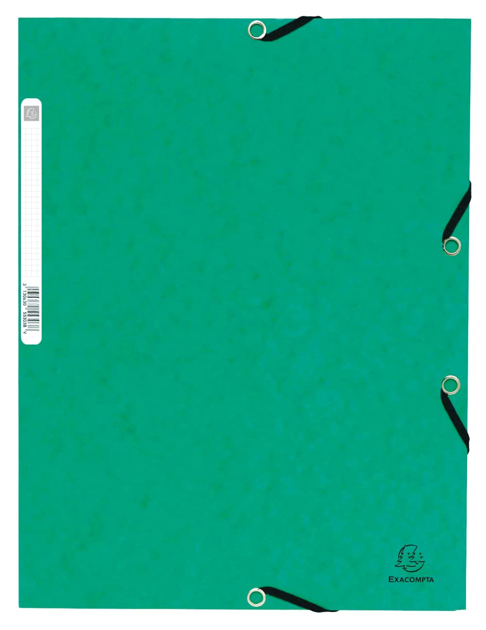 EXACOMPTA — Chemise à élastiques 3 rabats A4 verte – Image 10