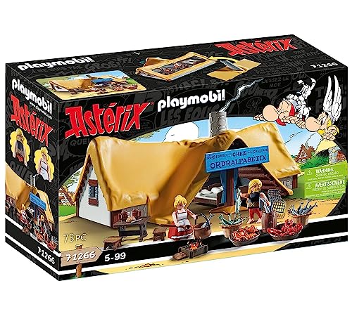 PLAYMOBIL Astérix 71266 — Hutte d'Ordralfabétix et figurines – Image 3