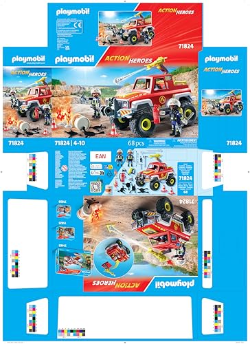 PLAYMOBIL Action Heroes — Camion de Pompiers 71824 – Image 15