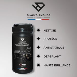 Alternative view of BLACKDIAMONDS — Lingettes nettoyantes voiture 80 lingettes