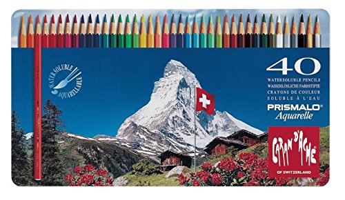 CARAN D'ACHE Prismalo — Lot de 40 crayons aquarelle – Image 2