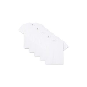 Fruit of the Loom Original Lot de 5 T-Shirts pour Homme - Blanc - Large