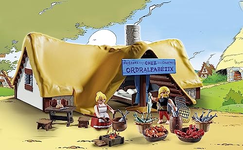 PLAYMOBIL Astérix 71266 — Hutte d'Ordralfabétix et figurines – Image 6