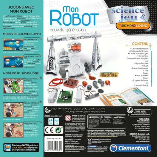 CLEMENTONI Science & Jeu — Robot à Assembler dès 8 ans – Image 2
