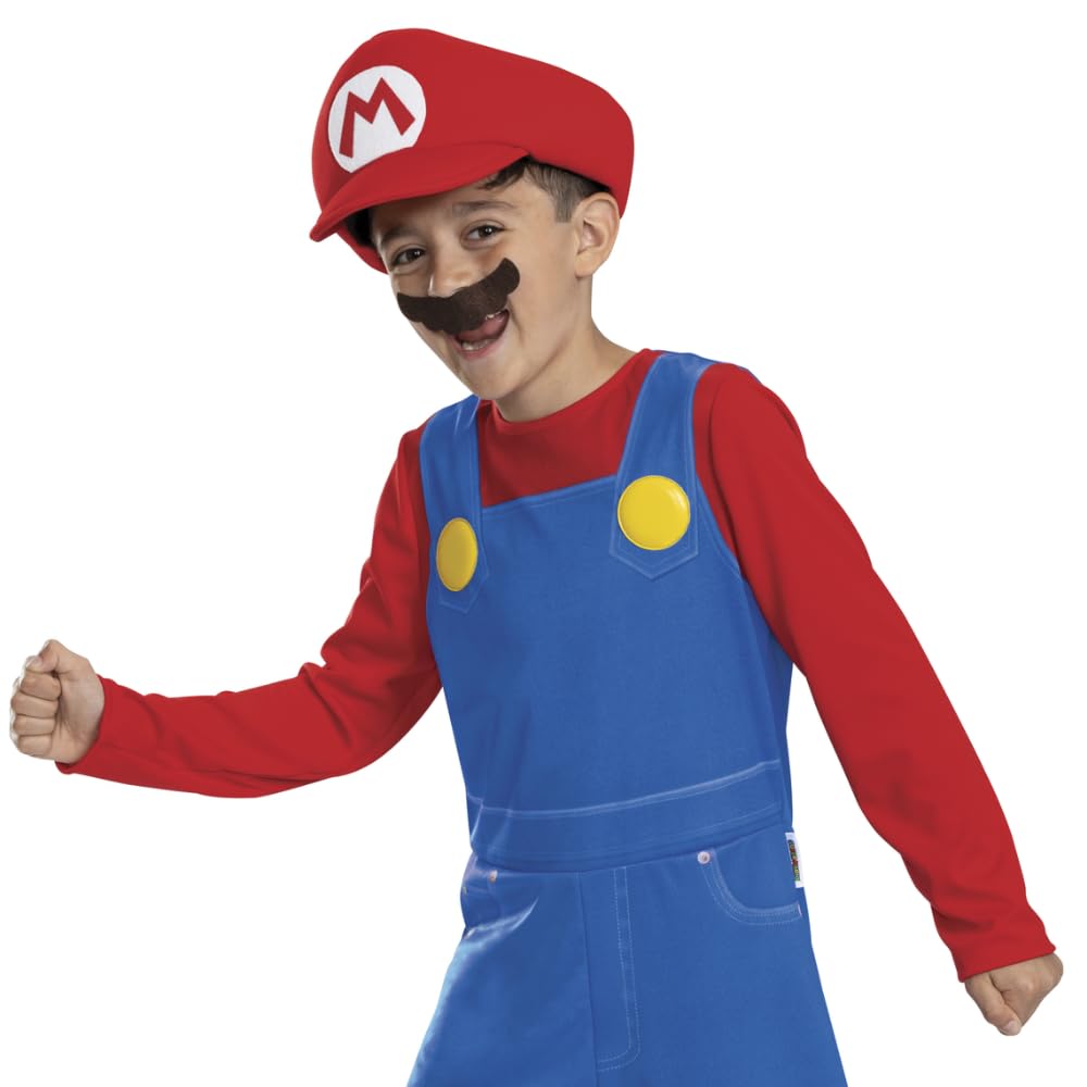 NINTENDO Super Mario Bros — Déguisement enfant Mario taille S – Image 4