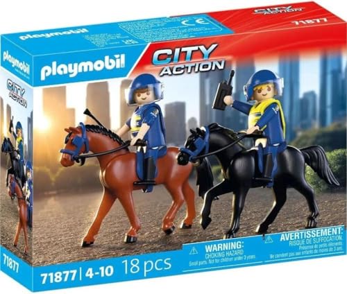 PLAYMOBIL — Escadron d'équitation de police
