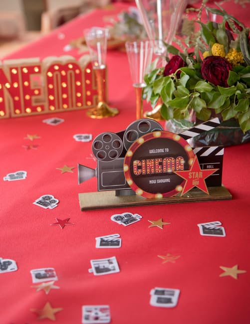 HOLLYWOOD — Centre de table en bois 20 x 13 cm – Image 2