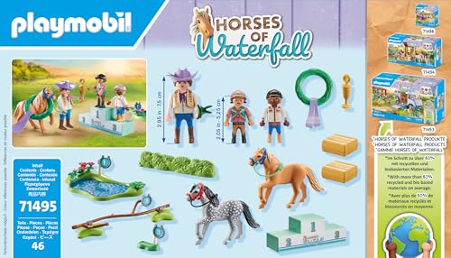PLAYMOBIL Horses of Waterfall — Cavaliers avec poneys – Image 7
