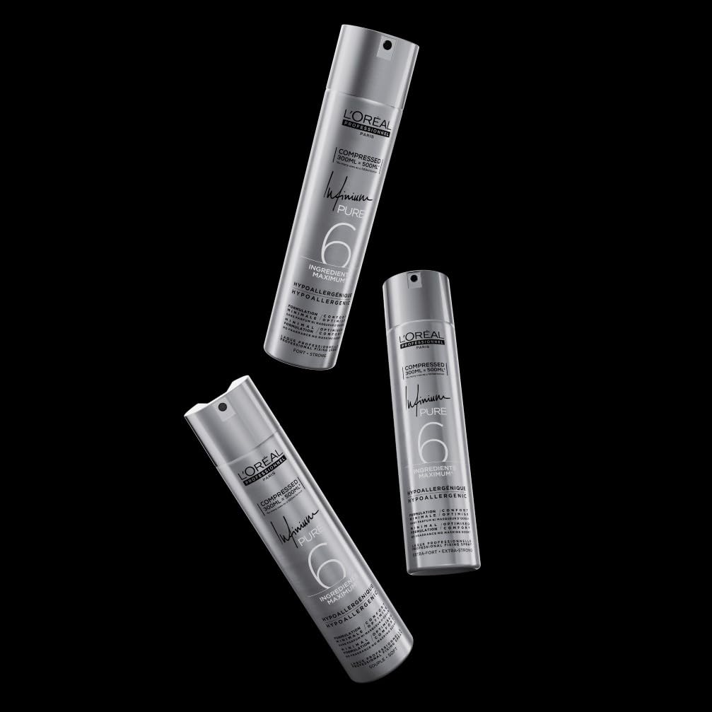 L'ORÉAL PROFESSIONNEL Infinium Pure — Laque fixation souple 300 ml – Image 3
