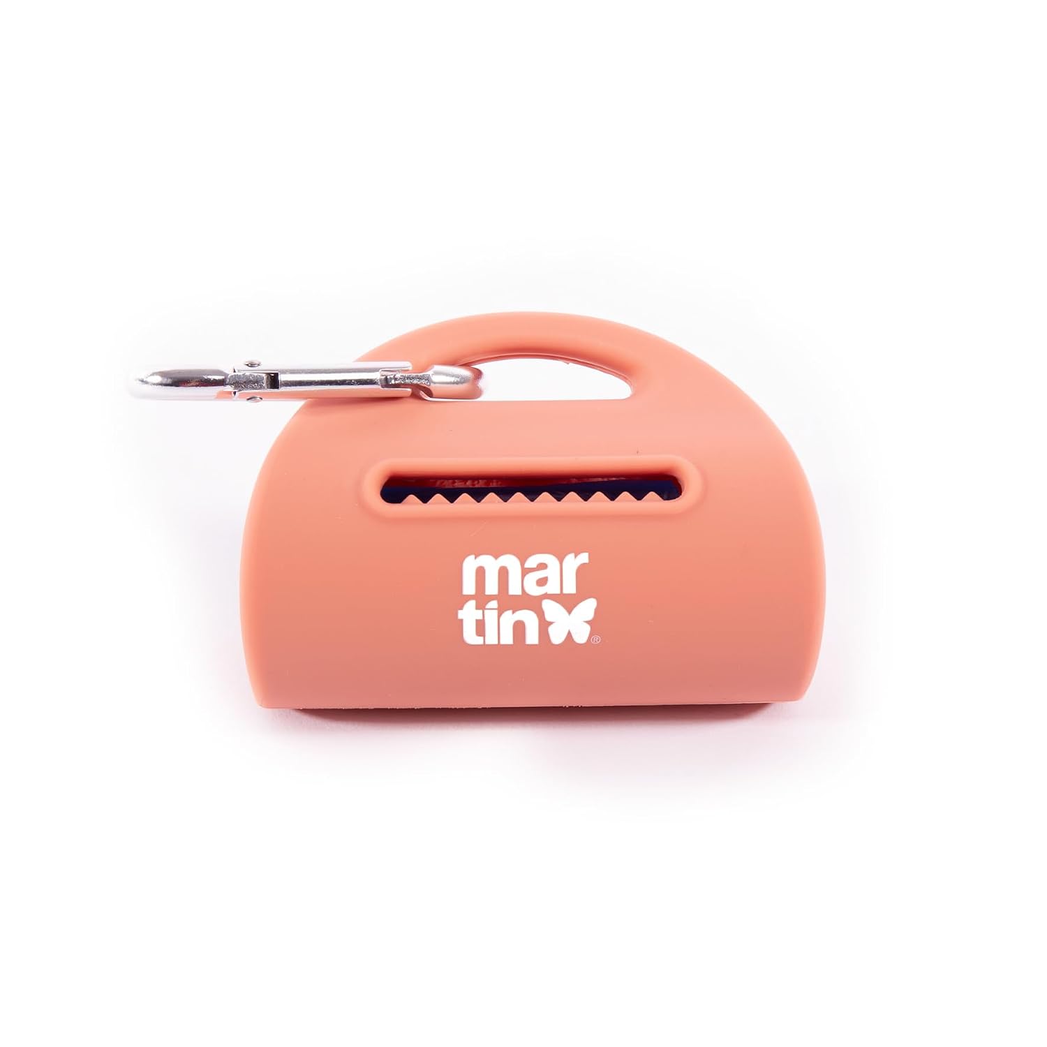 — Distributeur de sacs à crottes en silicone Rose – Image 2