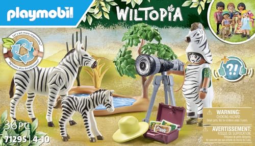PLAYMOBIL Wiltopia 71295 — Photographe avec zèbres – Image 18