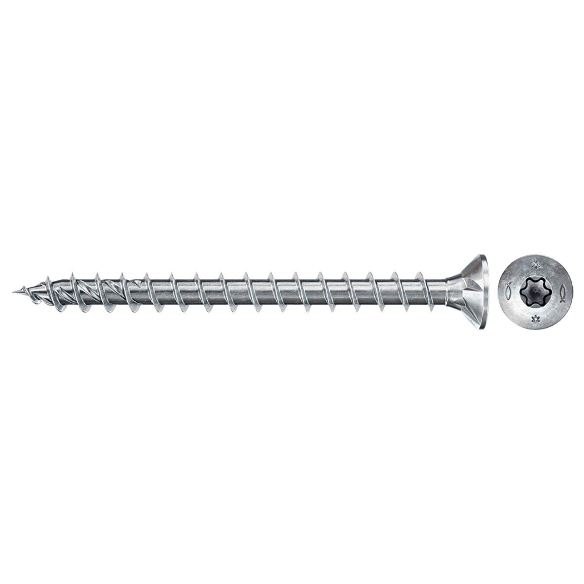FISCHER PowerFast II — Vis tête fraisée 3,5x20 boîte de 200