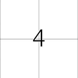 Alternative view of TOPSTICK — Étiquettes laser blanches 105 x 148 mm x400