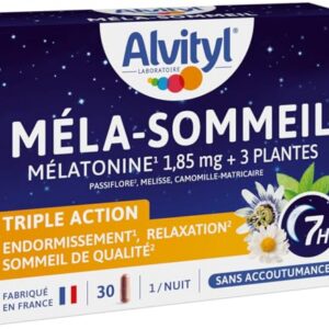 ALVITYL Méla-sommeil — Complément sommeil mélatonine 30 gélules