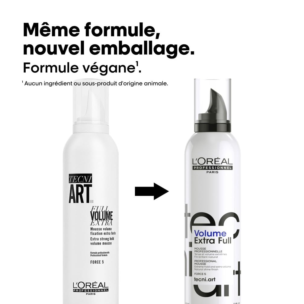 L'OREAL PROFESSIONNEL Tecni Art — Mousse coiffante volume 250 ml – Image 3