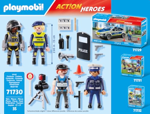 PLAYMOBIL Action Heroes — Set de Figurines de Police – Image 33