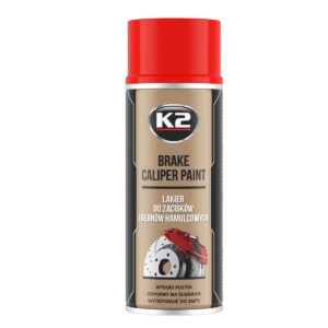 K2 Pro — Peinture spray étrier de frein rouge 400 ml