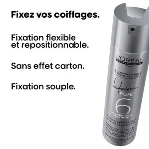 Alternative view of L'ORÉAL PROFESSIONNEL Infinium Pure — Laque fixation souple 300 ml