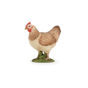PAPO — Figurine poule multicolore