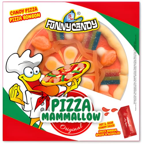 Funny Candy Pizza Mammaalow Original – Pizza Bonbon avec Sauce Acidulée