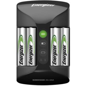 ENERGIZER Recharge Pro — Chargeur piles AA/AAA avec 4 AA