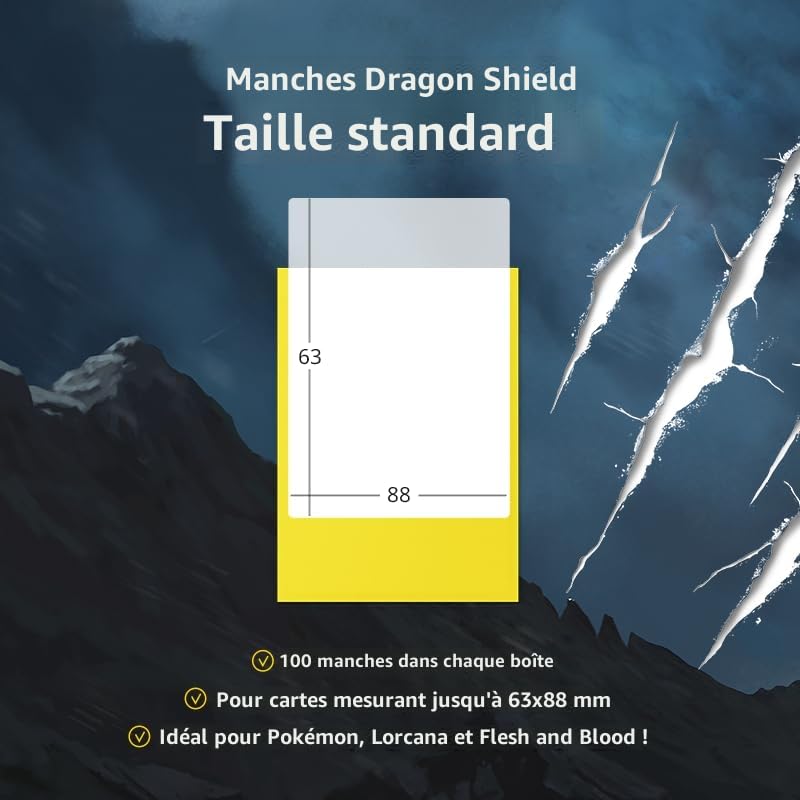 DRAGON SHIELD — 100 Manchons Mats Standard Émeraude – Image 20