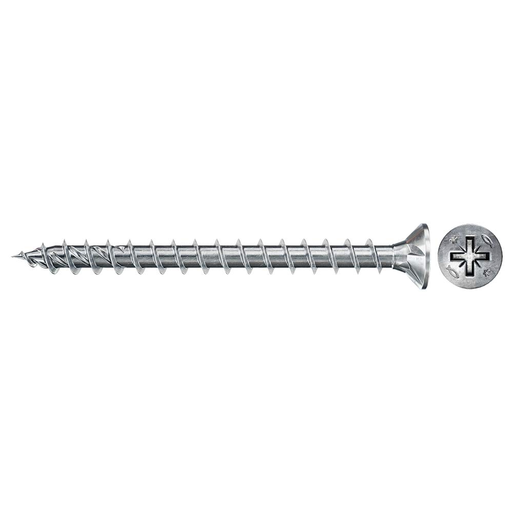FISCHER PowerFast II — Vis à bois 6,0x50 zinguées x100