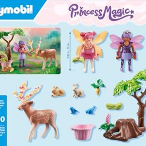 Alternative view of PLAYMOBIL Fairies — Fées avec Animaux de la forêt